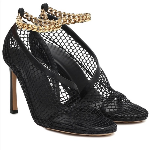 Bottega Veneta Chain Stretch Net Pumps - Picture 5 of 12